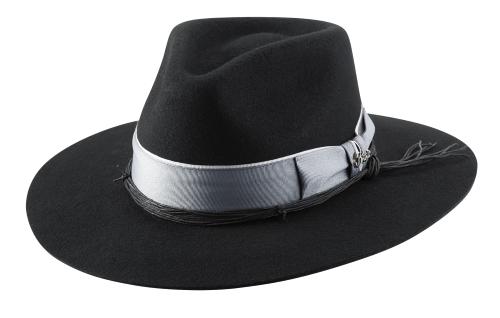 Brittoli Wool Felt Hat - Carte Blanche in Black