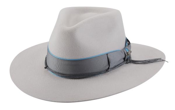 Brittoli Wool Felt Hat - Carte Blanche in Silverbelly