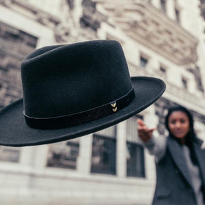 Dobbs Wool Felt Fedora - Echelon in Black