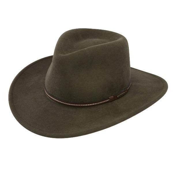 Stetson Gallatin Outdoor Crushable Wool Hat - Sage