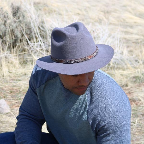 Stetson Jackson Outdoor Fur Blend Hat- in Caribou Grey
