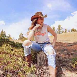 Stetson Leather Western Hat - Roxbury in Rust
