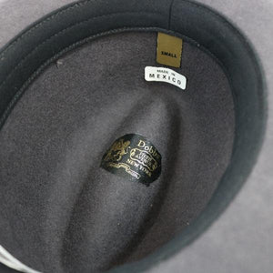 Dobbs Homburg Hat Wool Felt - Boulevard in Grey