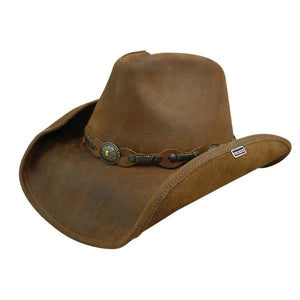 Stetson Leather Western Hat - Roxbury in Rust