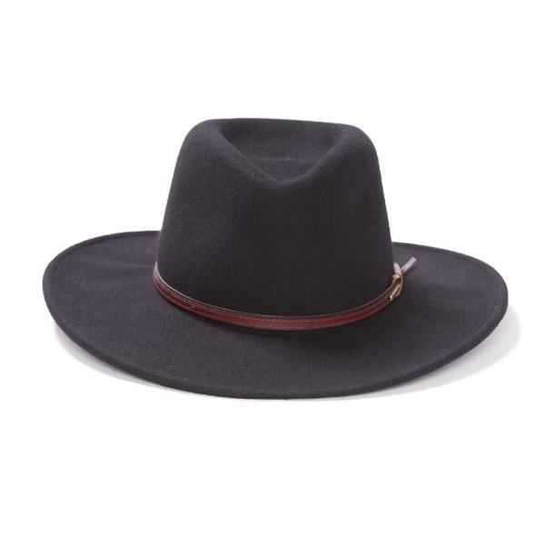 Stetson Wool Crushable Western Hat - Bozeman in Black