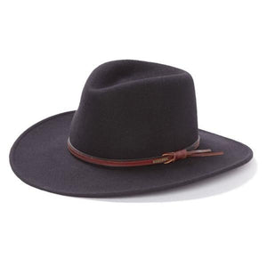 Stetson Wool Crushable Western Hat - Bozeman in Black
