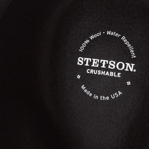 Stetson Wool Crushable Western Hat - Bozeman in Black