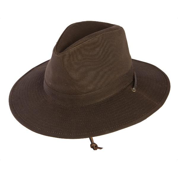 Dobbs Wax Cloth Outdoor Safari Hat- Water Repellent