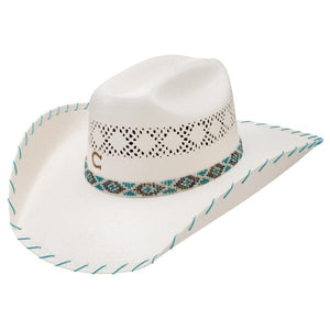 Kids Charlie 1 Horse Western Straw Hat - Apache Jr.