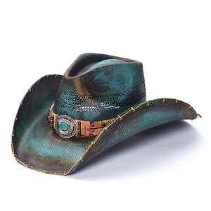 Stampede Straw Western Hat - The Oceana