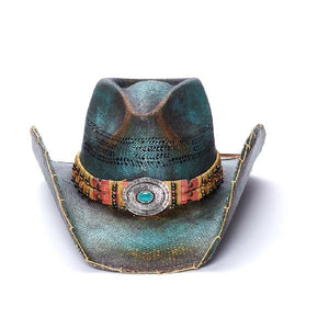 Stampede Straw Western Hat - The Oceana