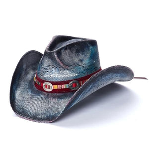 Stampede Unisex Blue Western Hat - The Southwest