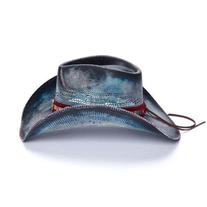 Stampede Unisex Blue Western Hat - The Southwest