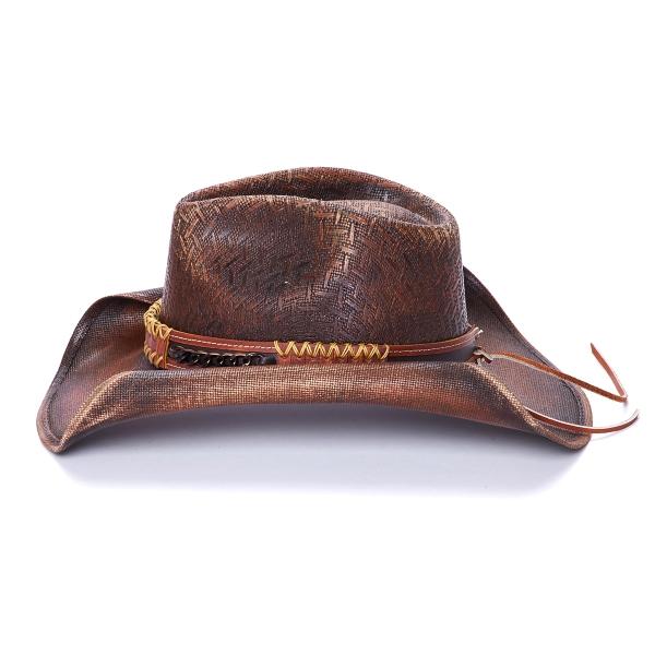 Stampede Unisex Brown Western Hat - The Chestnut