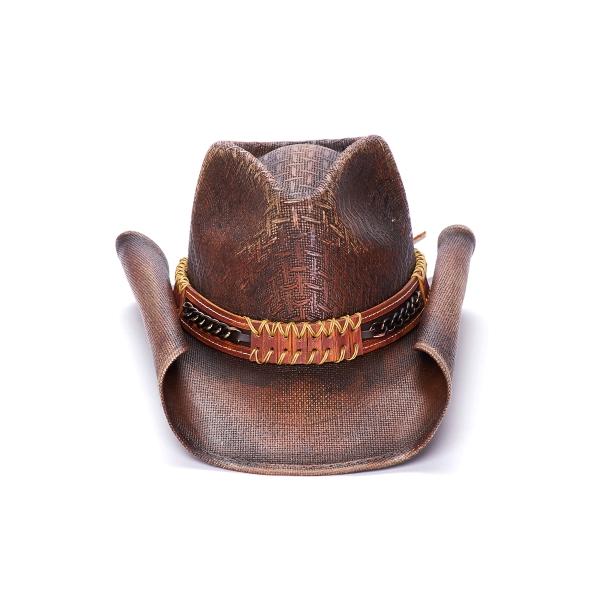 Stampede Unisex Brown Western Hat - The Chestnut