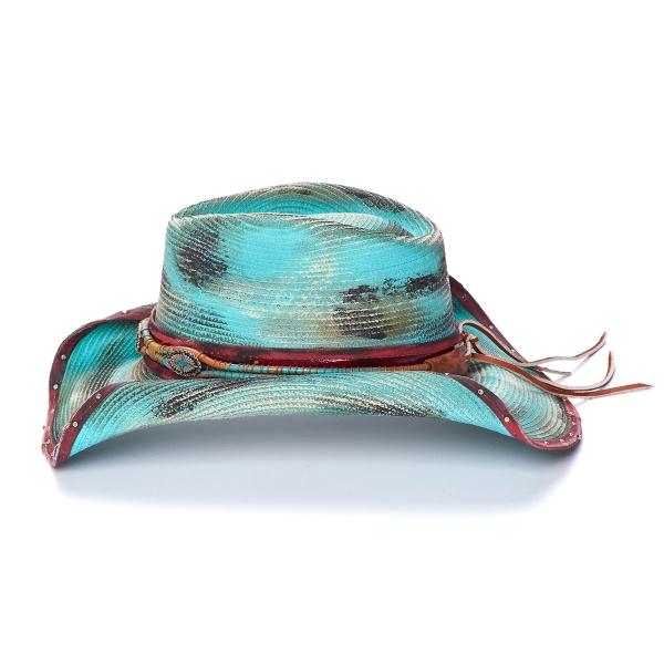 Stampede Women's Western Hat - The Calypso in Turquoise
