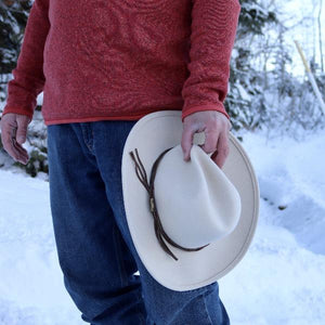 Stetson Gus Outdoor Western Crushable Wool Hat - Silverbelly