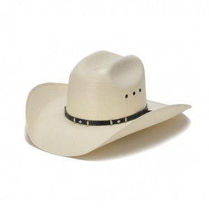 Stampede Western Vented Shantung 50X Hat - The Beau in White