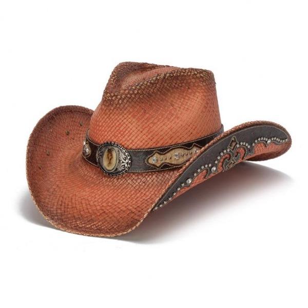 Stampede Women's Straw Western Hat - The Campfire