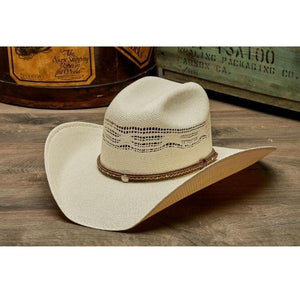 Stampede Bangora Straw Western Hat -The Roan with Venting