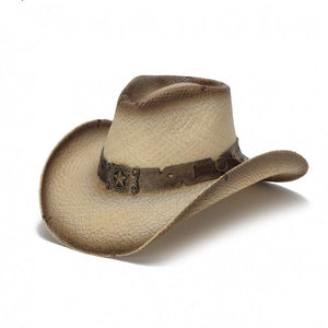 Stampede Men's Western Straw Hat - The Five Star Buckle