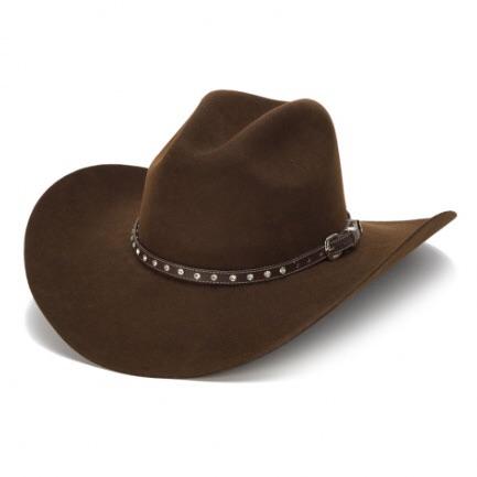Stamped Western Felt 100X Wool Hat - The Harley