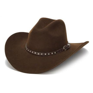 Stamped Western Felt 100X Wool Hat - The Harley