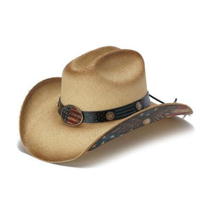 Stampede Western Straw Hat - American Eagle USA