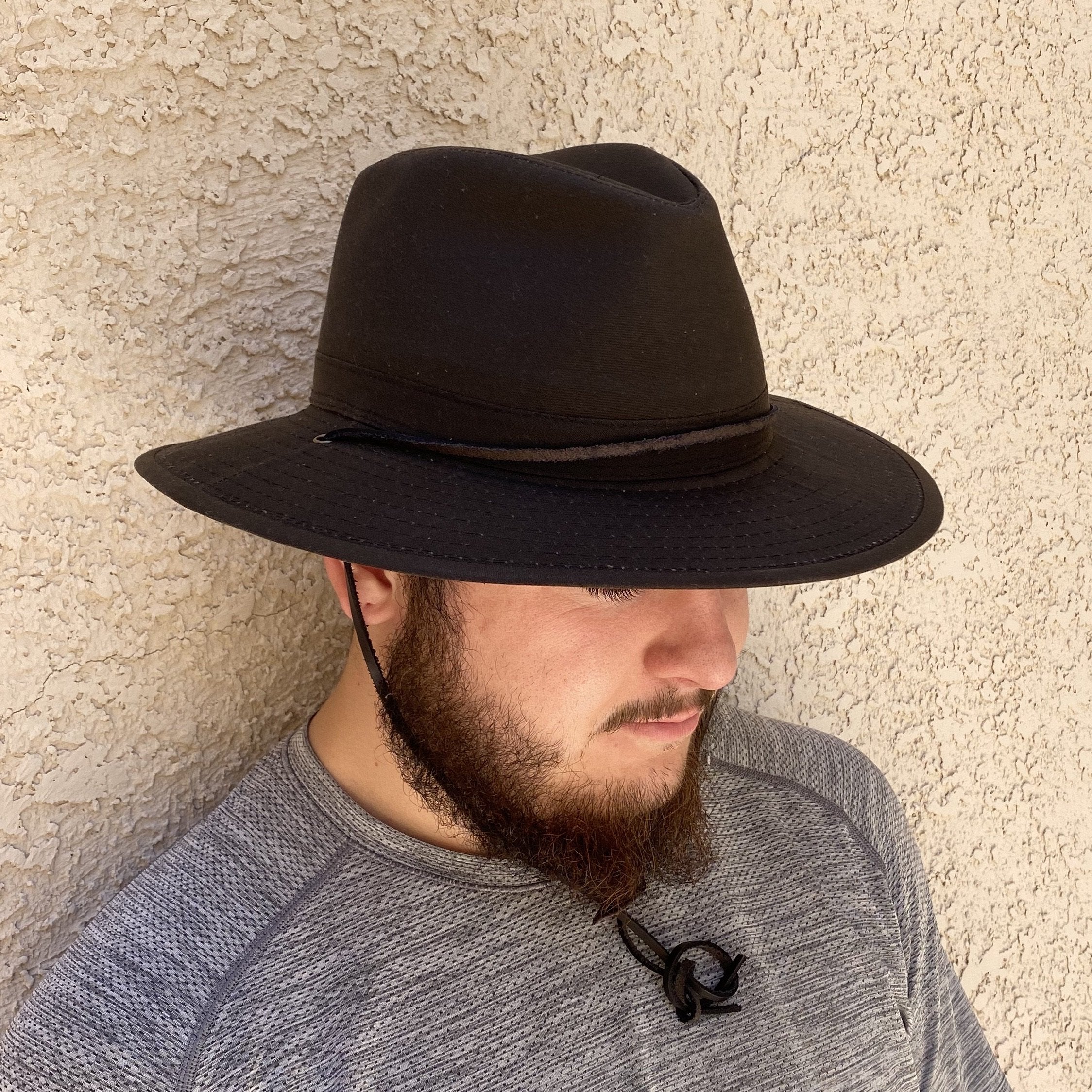 Dobbs Wax Cloth Outdoor Safari Hat- Water Repellent