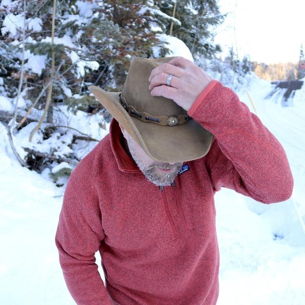 Stetson Leather Western Hat - Roxbury in Rust