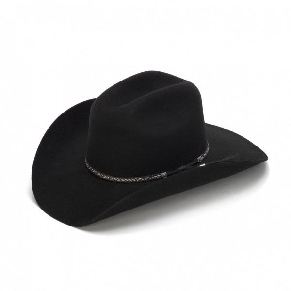 Stampede Men's Felt 100X Wool Western Hat - The Colton in Black, Brown