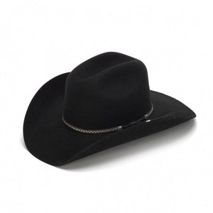 Stampede Men's Felt 100X Wool Western Hat - The Colton in Black, Brown