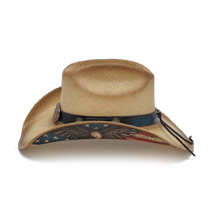Stampede Western Straw Hat - American Eagle USA